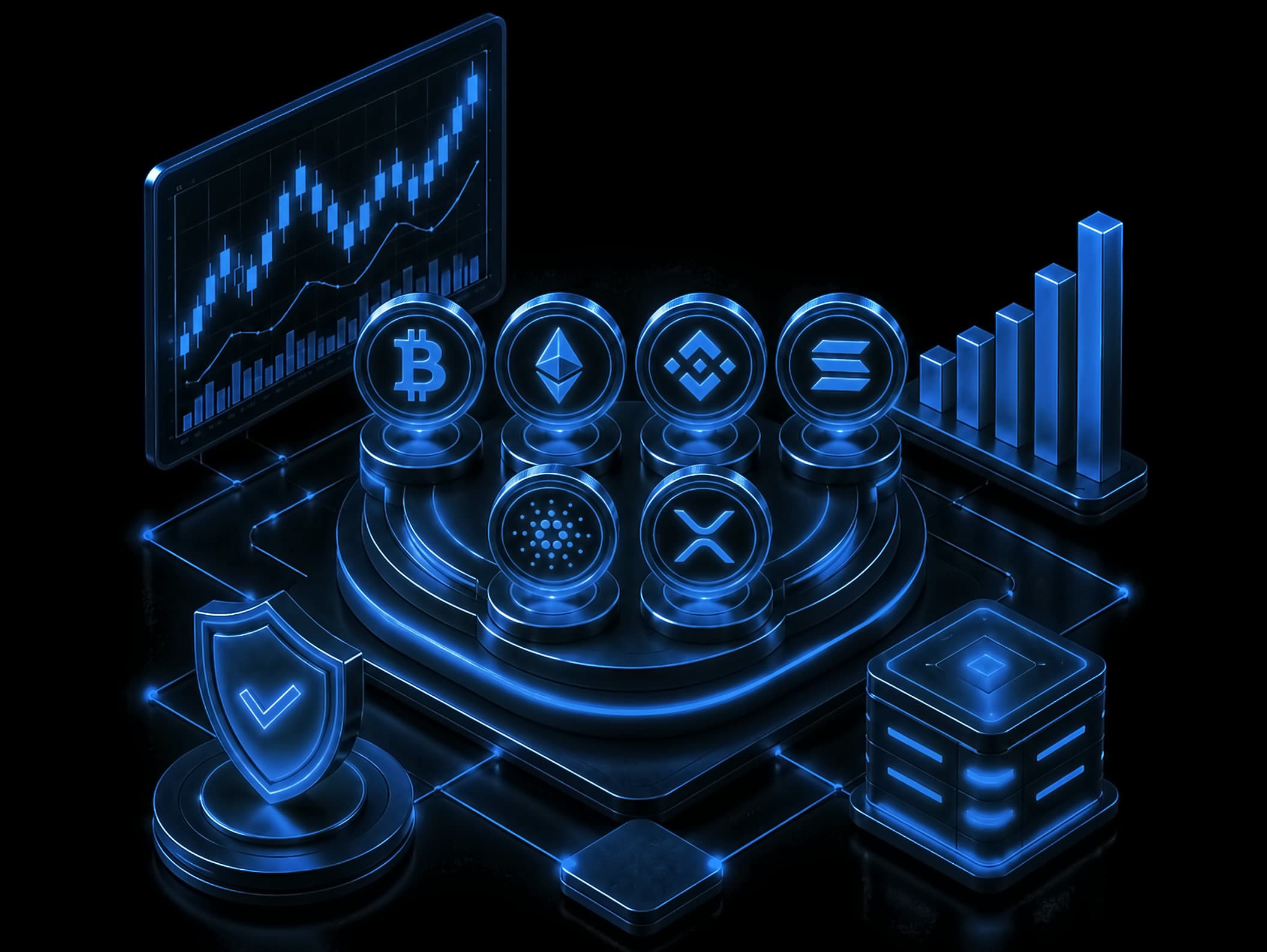 Trade top cryptocurrencies with Finsai Trade