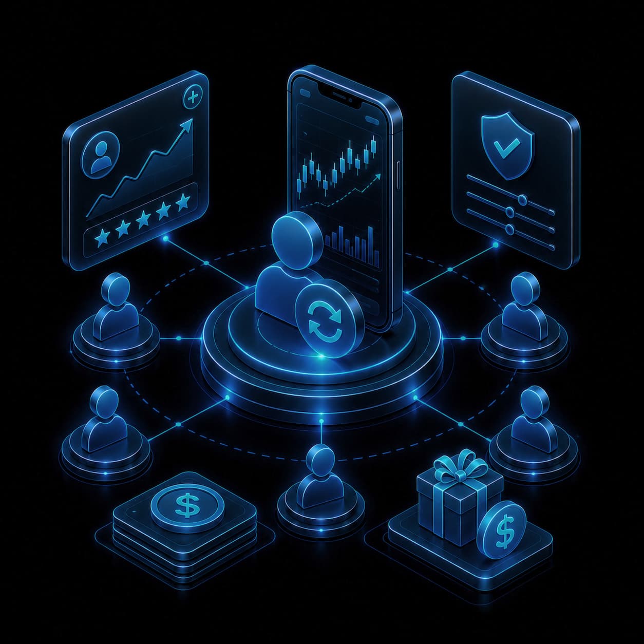 Social trading network