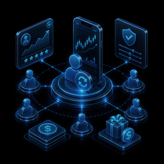 Social trading network