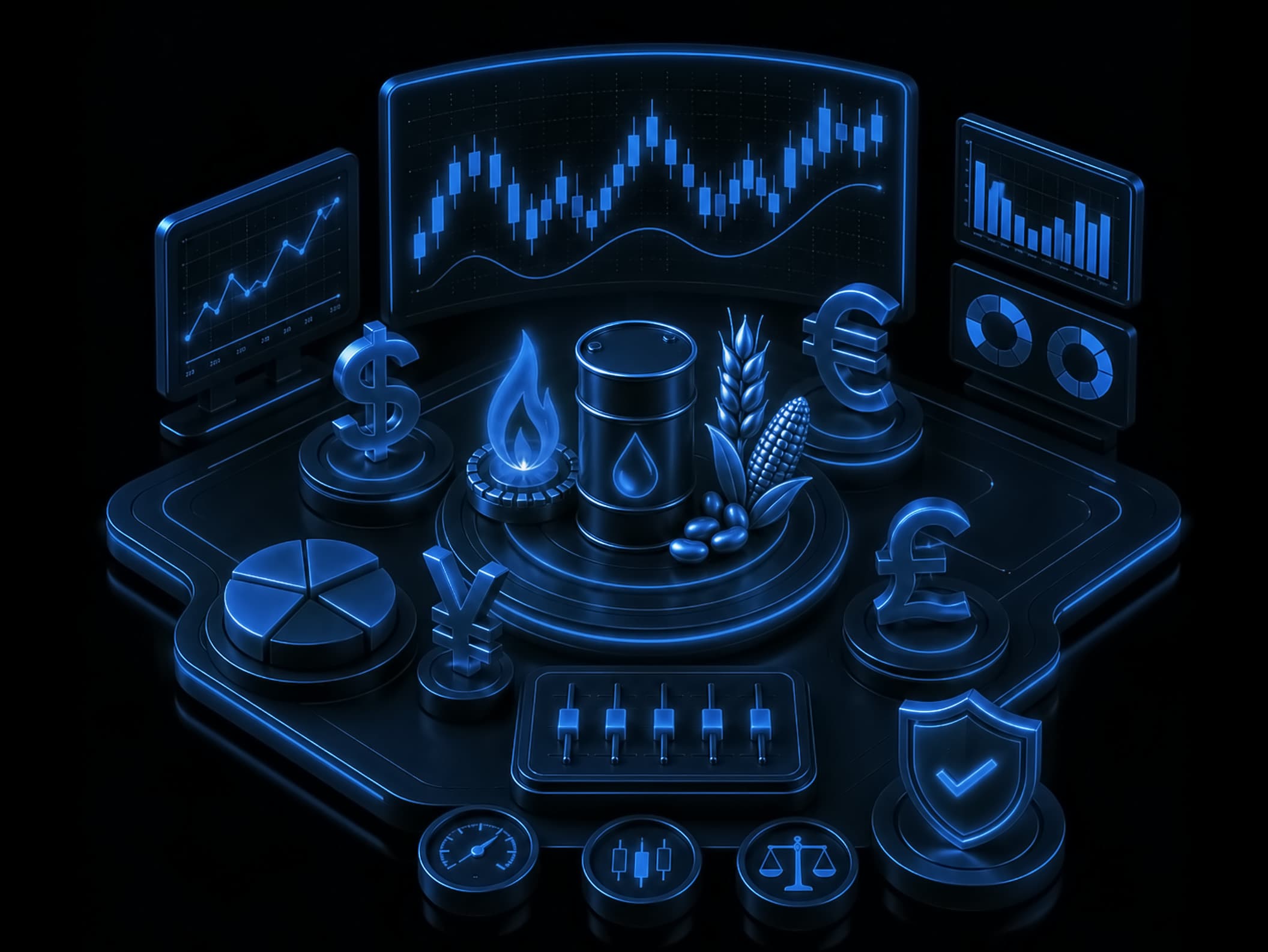 Trade oil, gas and agricultural commodities with Finsai Trade