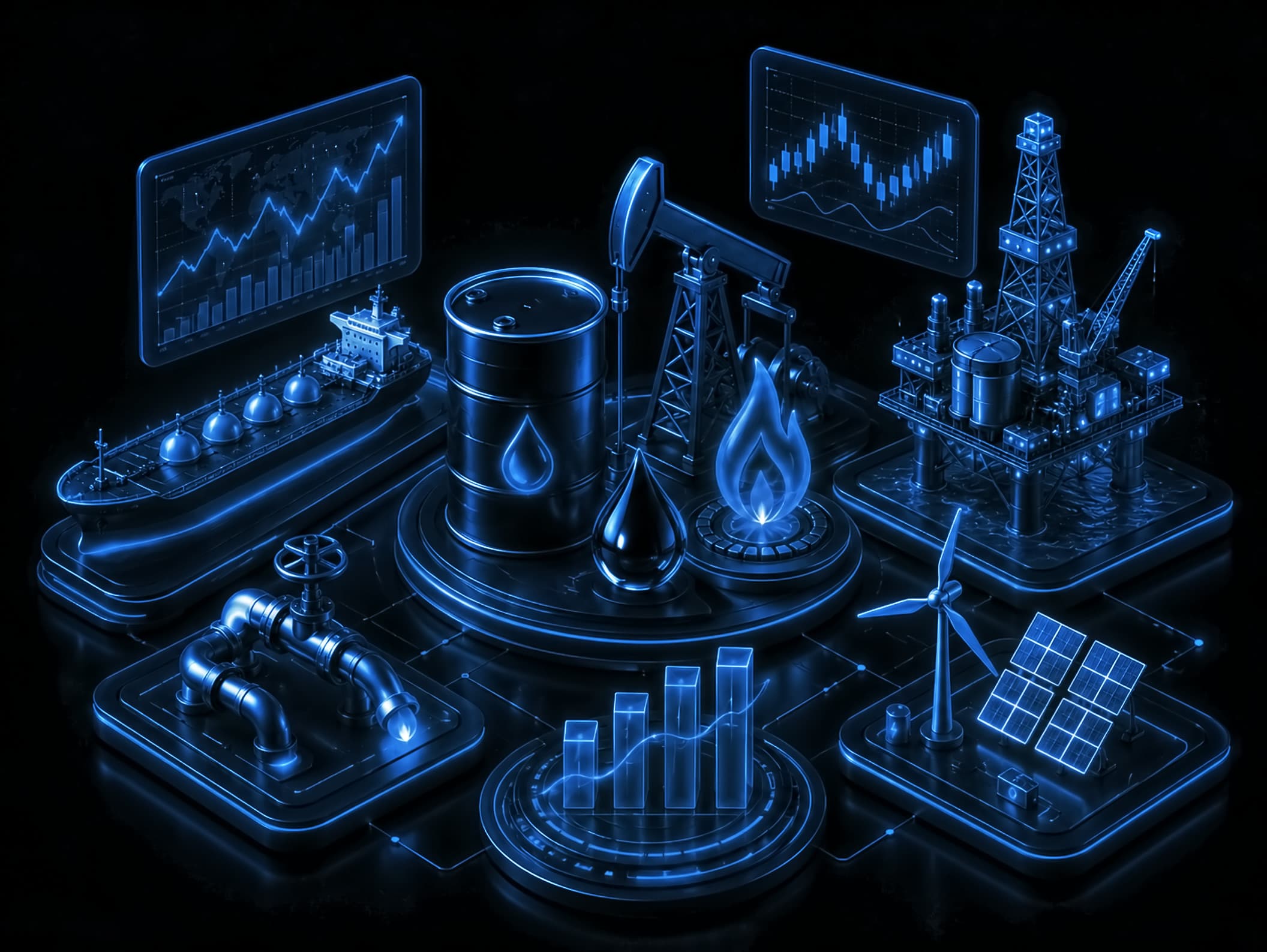 Trade oil, gas and energy markets with Finsai Trade